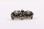 Zonder Minimumprijs - Broche Zilver - 0.60ct. tw. Diamant, Sieraden, Tassen en Uiterlijk, Antieke sieraden