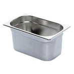 GGM Gastro | RVS GN bak 1/4 - Hoogte: 150mm | GBY14150, Verzenden