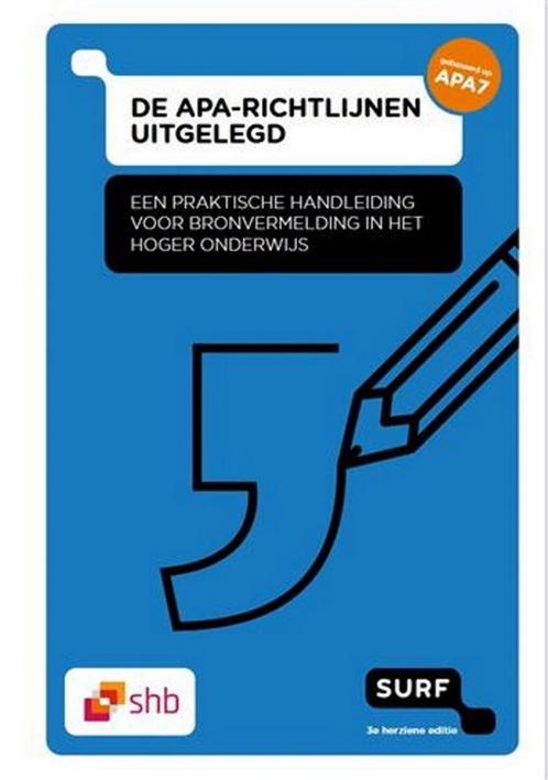 De APA-richtlijnen uitgelegd 9789072482235 Arjan Doolaar, Boeken, Studieboeken en Cursussen, Zo goed als nieuw, Verzenden