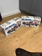 Tamiya - Modelauto (2) - Dirt trasher 58160, Hobby en Vrije tijd, Modelauto's | 1:5 tot 1:12, Nieuw