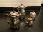 Boin-Taburet, Paris - Koffie- en theeservies (4) - Zilver