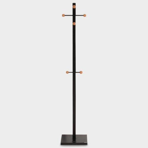 Aestic kapstok, zwart, 173 cm hoog, 6 haken, Huis en Inrichting, Woonaccessoires | Kapstokken, Ophalen of Verzenden