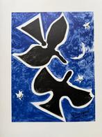 Georges Braque (1882-1963) - Oiseau sur fond bleu
