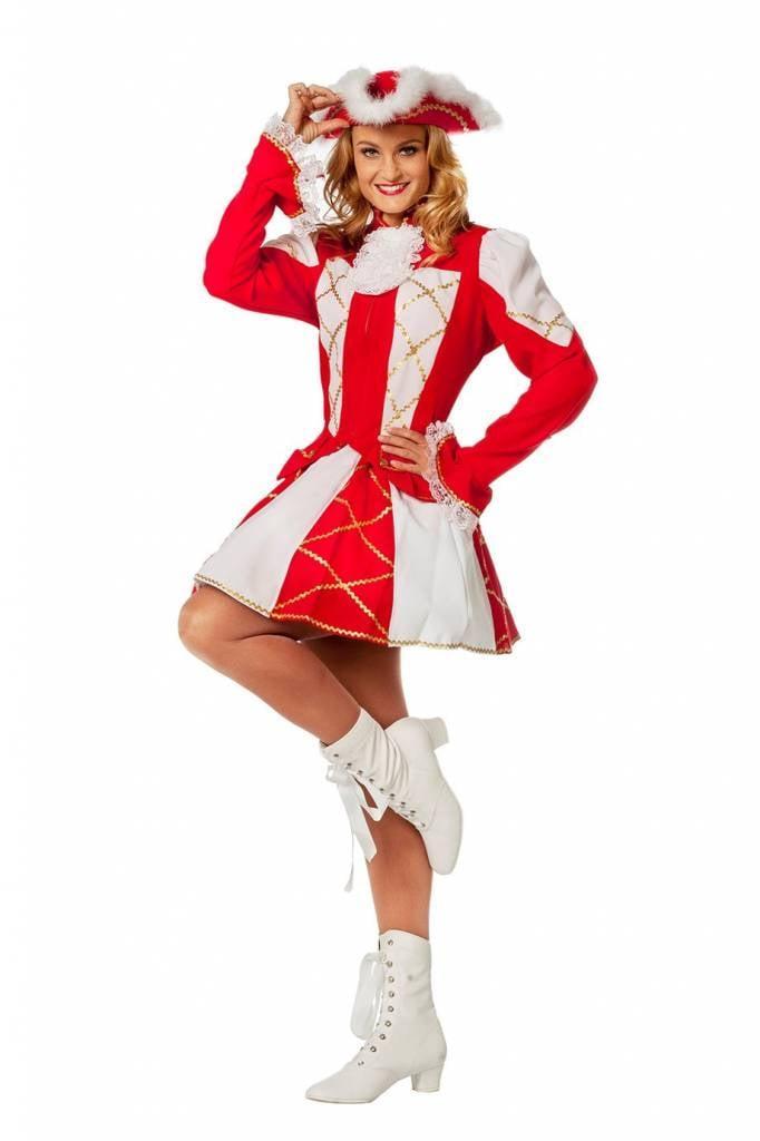 Dansmarietje pakje rood/wit vrouw, Kleding | Dames, Carnavalskleding en Feestkleding, Nieuw, Ophalen of Verzenden