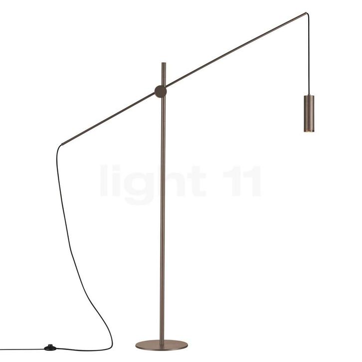 Hell Polo Booglamp, taupe (Staande lampen, Binnenlampen), Huis en Inrichting, Lampen | Vloerlampen, Nieuw, Verzenden