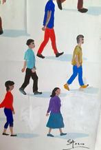 Giorgio Stocco - People walking 42- opera unica