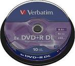 Verbatim | DVD+R | DL | 8.5 GB | Matt Silver | 10 Stuks, Verzenden, Nieuw