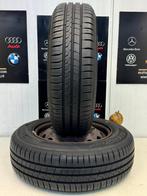 175/70R14 2 stuks Opel Meriva velgen met banden 4x100, 14 inch, Gebruikt, 175 mm, Banden en Velgen