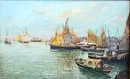 Fausto Pratella (1888-1964) - Venezia, Antiek en Kunst, Kunst | Schilderijen | Klassiek