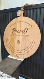Borrelplank met Persoonlijke Gravure | Perfect Cadeau!, Ophalen of Verzenden, Nieuw