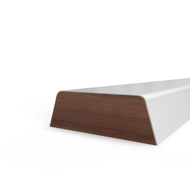 Opdek Glaslat 12x33 schuin-3500 mm, Doe-het-zelf en Verbouw, Glas en Ramen, Nieuw, Ophalen of Verzenden