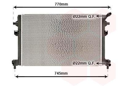 VW Golf 7 Audi A3 extra radiateur 5Q0121251GG 5Q0121251HQ, Auto-onderdelen, Carrosserie en Plaatwerk, Verzenden