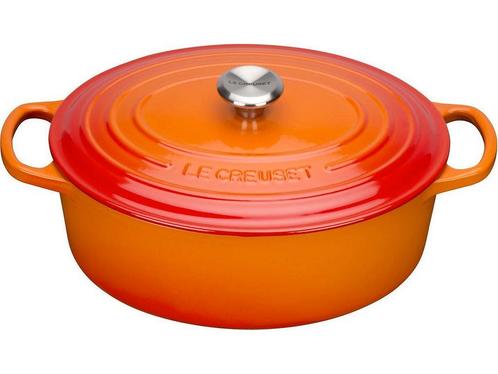 Le Creuset Signature ovale braad-/stoofpan 35 cm -, Huis en Inrichting, Woonaccessoires | Overige, Nieuw, Verzenden