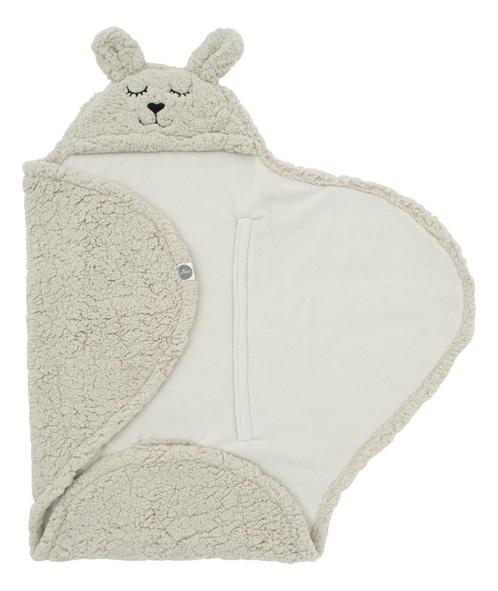 Jollein Bunny Nougat Wikkeldeken 032-566-66019, Kinderen en Baby's, Badjes en Verzorging, Nieuw, Verzenden
