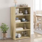 vidaXL buffetkast 70x41x124 cm bewerkt hout sonoma, Huis en Inrichting, Kasten | Buffetkasten, Verzenden, 100 tot 150 cm, Nieuw