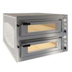 Elektrische oven 2x 6 pizza&amp;#39;s diam.350mm, 2 kamers |, Verzenden