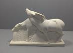 St Clement - sculptuur, Sculpture: Groupe d’antilopes,, Antiek en Kunst