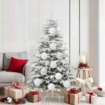 vidaXL Kerstbal Set 9 pcs Wit, Verzenden, Nieuw