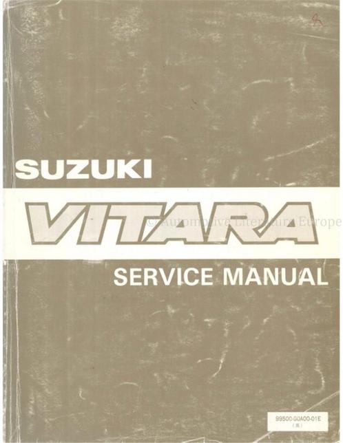1988 SUZUKI VITARA WERKPLAATSHANDBOEK ENGLES, Auto diversen, Handleidingen en Instructieboekjes