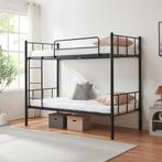 Stapelbed Berimma 200x90 cm met ladder en uitvalbescherming, Huis en Inrichting, Slaapkamer | Bedden, Verzenden, Nieuw