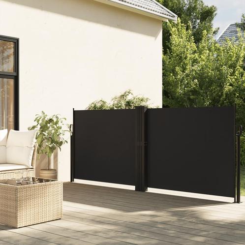 vidaXL Windscherm uittrekbaar 120x600 cm zwart, Tuin en Terras, Zonneschermen, Nieuw, Verzenden