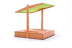 Duurzame zandbak van dennenhout met afdekzeil - 120x120 c..., Ophalen of Verzenden, Nieuw
