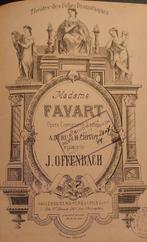 Alfred Duru  Henri Chivot - Madame Favart - Opera Comique, Antiek en Kunst, Antiek | Boeken en Bijbels