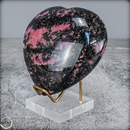Natuurlijke Rhodoniet van eerste kwaliteit Hart- 738.73 g, Verzamelen, Mineralen en Fossielen