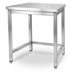 HCB Basic-line Werktafel - 70 x 60 x 85 cm - RVS, Verzenden, Nieuw in verpakking, RVS Meubilair