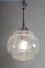 Vintage glazen hanglamp, Gebruikt, Glas