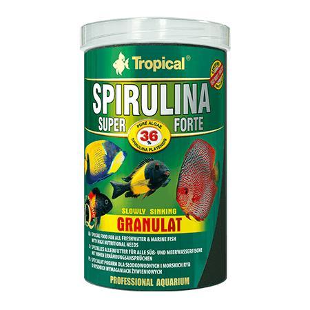 Tropical Spirulina Super Forte Granulaat 36% - 1000ml., Dieren en Toebehoren, Vissen | Aquaria en Toebehoren, Ophalen of Verzenden