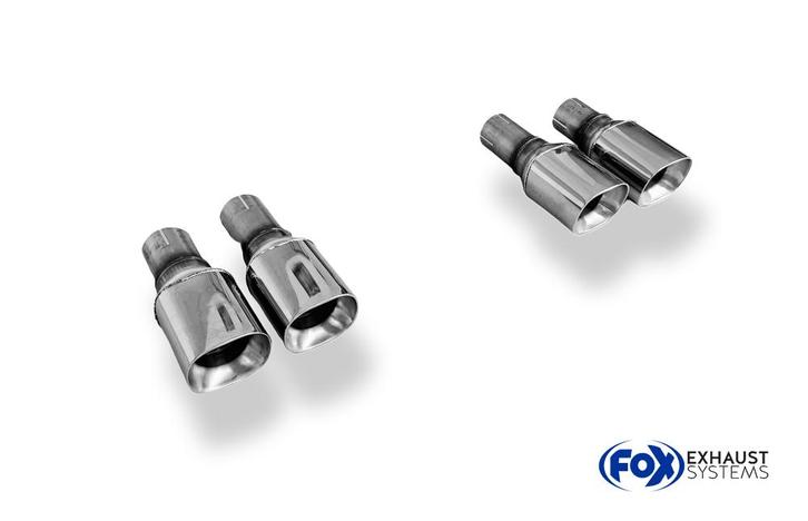 FOX Lexus RC200T uitlaatpijpen - 2x88x79 Type 73 rechts/link, Auto-onderdelen, Uitlaatsystemen, Nieuw, Verzenden