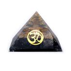 Orgoniet Chakra Piramide Zwarte Toermalijn met Ohm, Verzamelen, Mineralen en Fossielen, Verzenden