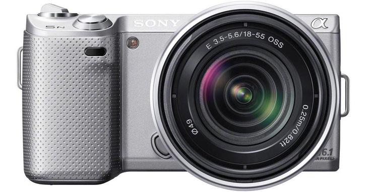 Sony NEX-5N Systeemcamera + 18-55mm - Zilver, Audio, Tv en Foto, Fotocamera's Digitaal, Zo goed als nieuw, Verzenden