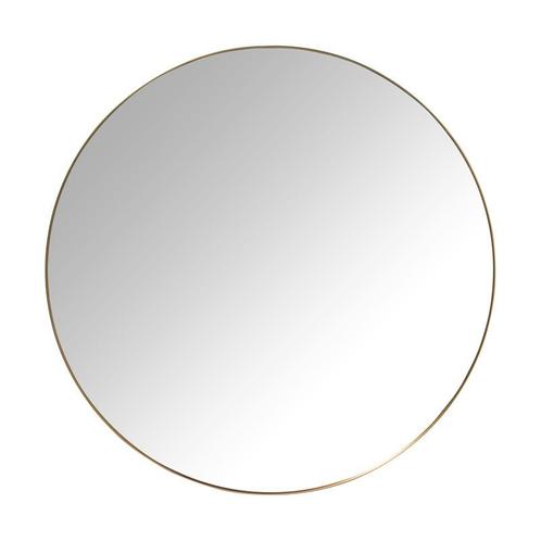 Ronde spiegel - ø120 cm - goud metalen lijst, Huis en Inrichting, Woonaccessoires | Spiegels, Verzenden