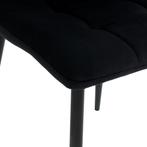 Stijlvolle Zwarte Eetkamerstoel Milaan: Nieuw en Slechts €38, Nieuw, 4 tot 6 stoelen, Verzenden, Modern style