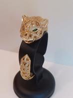 Verguld, Geïnspireerd door de panter van Cartier - Armband