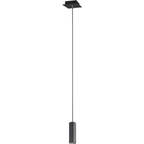 LED Hanglamp - Trion Mary - GU10 Fitting - Rond - Mat Zwart, Huis en Inrichting, Lampen | Hanglampen, Nieuw, Metaal, Ophalen of Verzenden