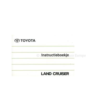 1997 TOYOTA LANDCRUISER INSTRUCTIEBOEKJE NEDERLANDS beschikbaar voor biedingen