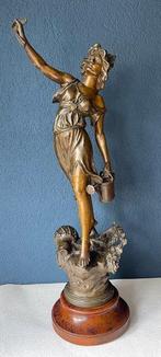 Paul ENGEL (1860-1913) - sculptuur, Jeune FIlle - 72 cm -