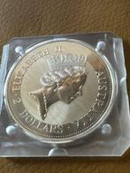 Australië. 2 Dollars 1992 Kookaburra, 2 Oz (.999) (Zonder, Postzegels en Munten