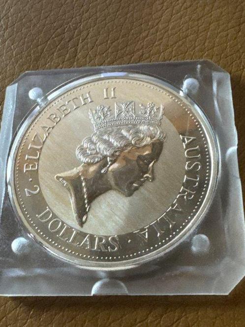 Australië. 2 Dollars 1992 Kookaburra, 2 Oz (.999) (Zonder, Postzegels en Munten, Munten | Europa | Niet-Euromunten