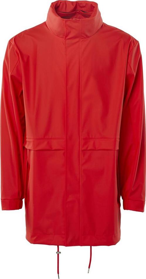 Rains - Maat M/L - Tracksuit Jacket 1262 Jas - 08 Red, Fietsen en Brommers, Fietsaccessoires | Fietskleding, Verzenden