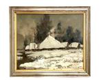 Henry Joseph Pauwels (1903-1983) - Hoeve in sneeuwlandschap, Antiek en Kunst, Kunst | Schilderijen | Klassiek