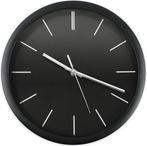 JAP Clocks AC68 - Ronde wandklok - Ø30 cm - zwart, Huis en Inrichting, Woonaccessoires | Overige, Nieuw, Verzenden