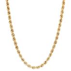 Gouden vintage koord collier 14 kt, Ophalen of Verzenden, Nieuw