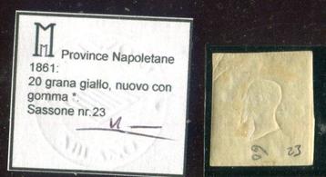Italiaanse oude staten - Napels 1861 - Province Napoletane beschikbaar voor biedingen