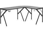 VDD Gaming - Hoekbureau - L-vormig - 160 cm x 55 cm - Zwart, Verzenden, Nieuw