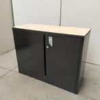 Ahrend werkplaatskast ijzeren draaideurkast 77x100x40 cm