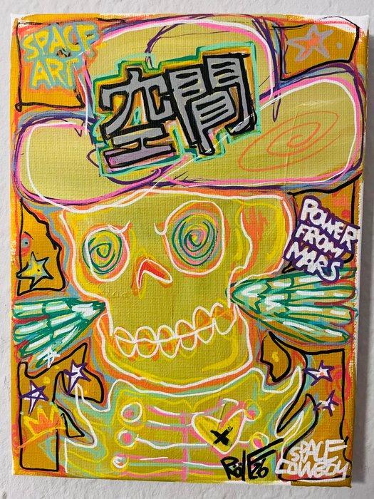 Flör (1978) - Spacecowboy Power, Antiek en Kunst, Kunst | Schilderijen | Modern